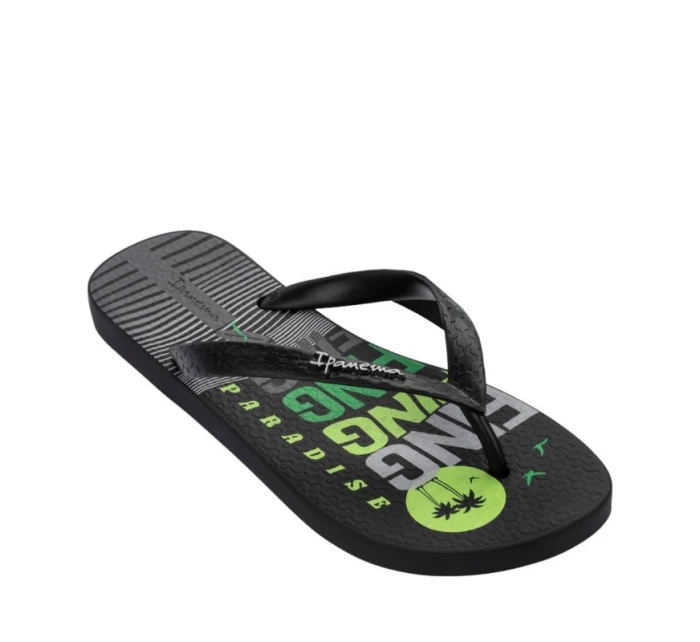 Pánské žabky Ipanema Graphics black-green 83532-AP253