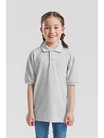 Kids 65/35 Polo Dětské piqué polo model 22419833 heather grey - Fruit of the Loom Kids 65/35 Polo Dětské piqué polo model 22419833 heather grey - Fruit of the Loom