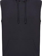 Kariban ProAct PA 393 Unisex mikina s kapucí bez rukávů 20.P393 navy