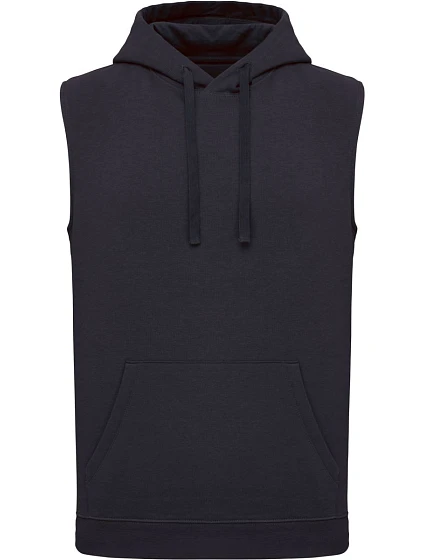 Kariban ProAct PA 393 Unisex mikina s kapucí bez rukávů 20.P393 navy