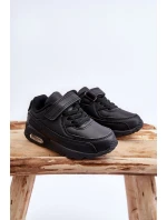 Dětské kožené sportovní boty na platformě černá Lori Dětské kožené sportovní boty na platformě černá Lori