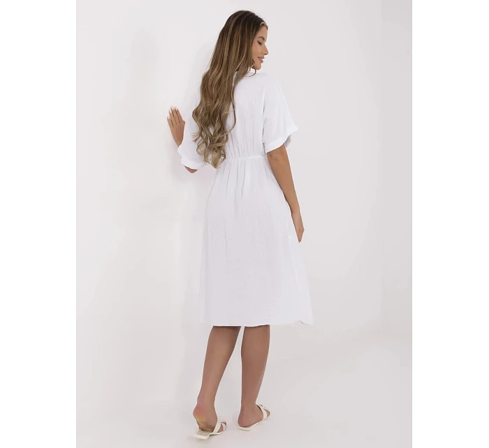 Šaty MI SK 121008.84 bílé Šaty MI SK 121008.84 bílé