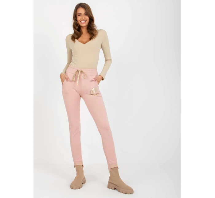 Tepláky RV DR 6650.81P světle růžová