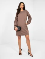 Sukienka RV SK model 22007067 ciemny bezowy - FPrice