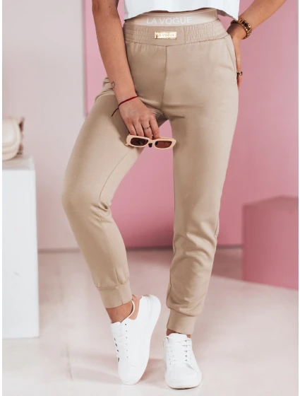 Dámské tepláky LA VOGUE béžové FashionStreet UY2395