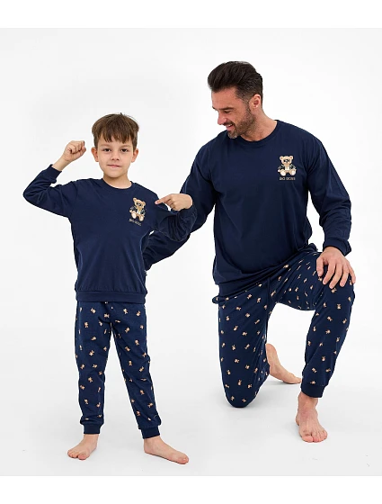Cornette Kids Boy 593/179 Big Boss pyžamo délka/r 86-128 Cornette Kids Boy 593/179 Big Boss pyžamo délka/r 86-128