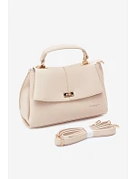 Dámská kabelka z imitace kůže světle béžová model 22221033 - Flora&Co