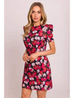 M856 Vícebarevné mini šaty - model 3