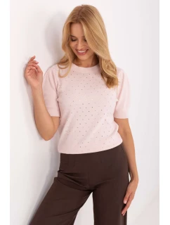 Svetr s krátkým rukávem  model 216781 Factory Price