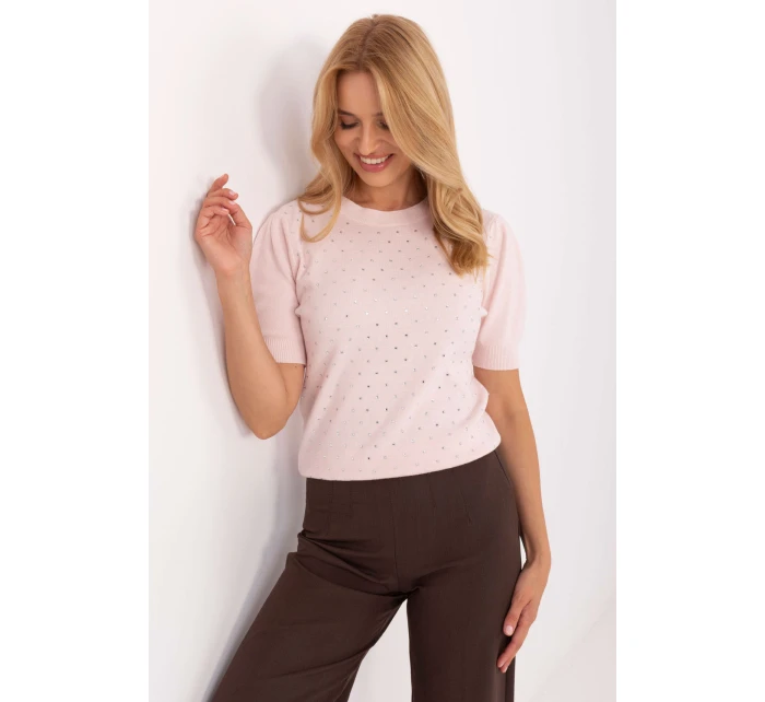 Svetr s krátkým rukávem  model 216781 Factory Price