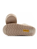 D.Franklin sněhule dámské zimní módní zateplené boty zlaté dámské