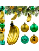 DEKORATIVNÍ PLASTOVÁ CETKA BEZPEČNÁ 7KS BANÁNOVÁ SLÍDA