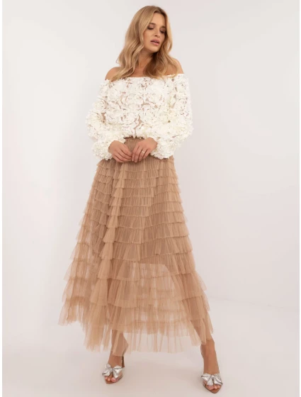 Spódnica TW SD BI model 21788973 camelowy - FPrice
