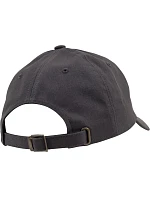 6 panelová bavlněná keprová kšiltovka dark grey model 22482512 - Flexfit