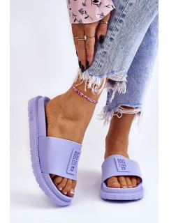 Dámské pantofle Big Star LL274431 Světle fialová