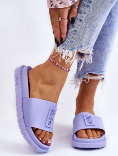 Dámské pantofle Big Star LL274431 Světle fialová