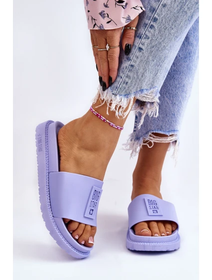 Dámské pantofle Big Star LL274431 Světle fialová Dámské pantofle Big Star LL274431 Světle fialová