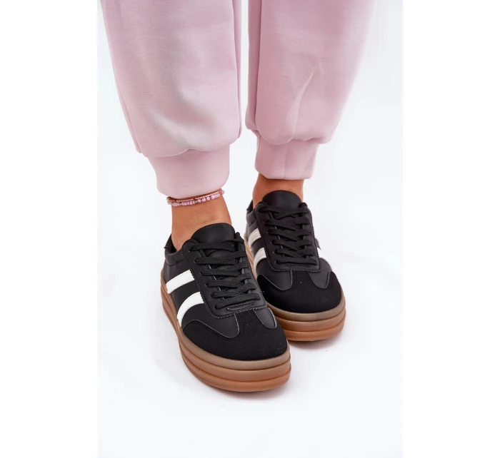 Dámské Tenisky Na Platformě Černé Tolianna Dámské Tenisky Na Platformě Černé Tolianna