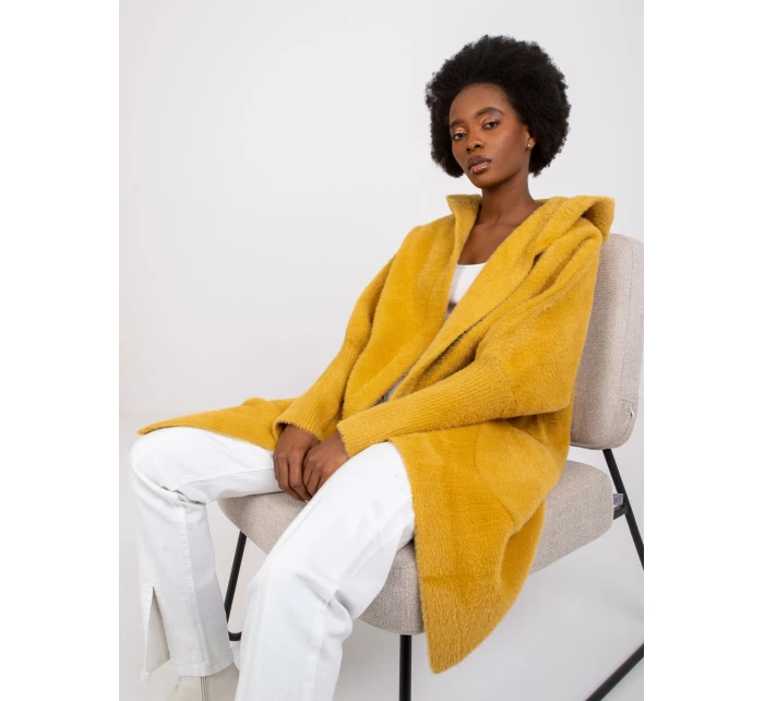 Dámský kabát  MBM  PL 1518.95P tmavě žlutý