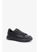 Pánské tenisky z ECO kůže Big Star - černé Pánské tenisky z ECO kůže Big Star - černé