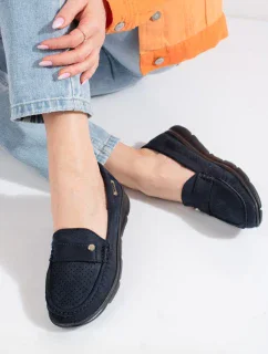 Jedinečné mokasíny model 18045844 dámské bez podpatku - GOODIN