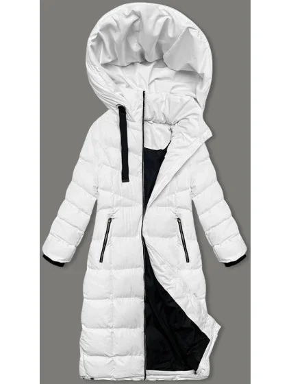 bílá dámská zimní bunda model 21246137 - J.STYLE
