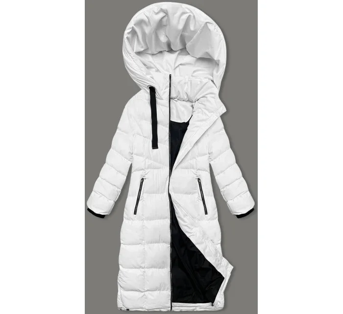 bílá dámská zimní bunda model 21246137 - J.STYLE