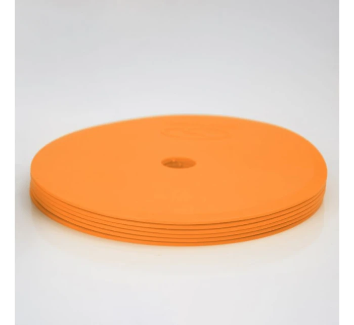 Ploché značky kulaté 15 cm  oranžové sport model 21406069 - SMJ