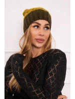 Paris fleecová čepice K212 kiwi+khaki