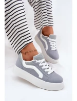 Dámské Tenisky Na Platformě Modré model 21694955 - Boto Dámské Tenisky Na Platformě Modré model 21694955 - Boto