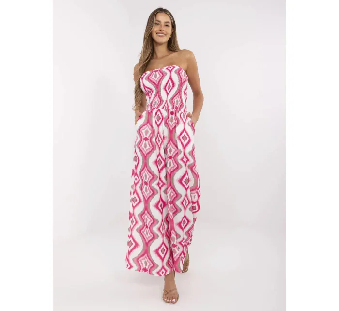 Kombinezon MI KO model 21121845 biało różowy - FPrice