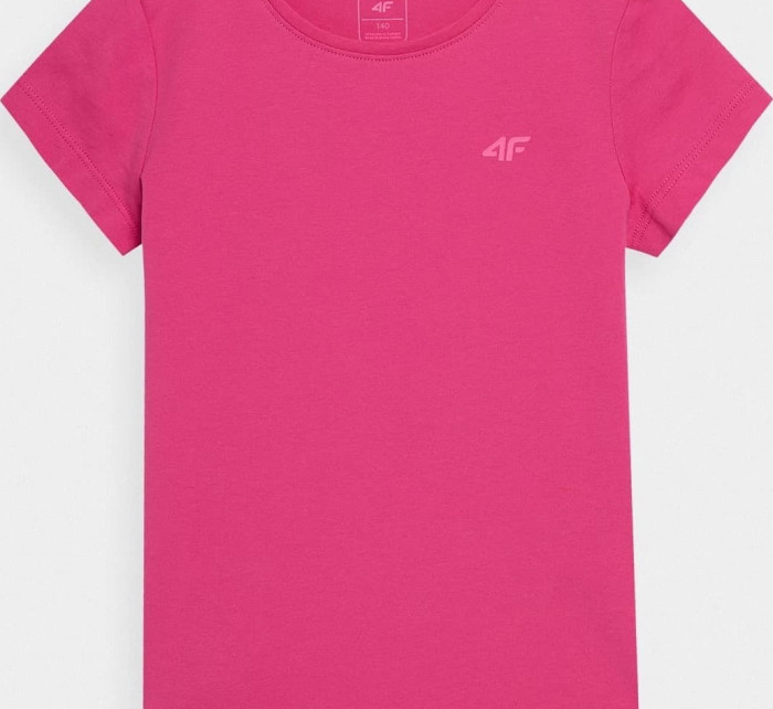 Dětské tričko 4F HJL22-JTSD001 růžové
