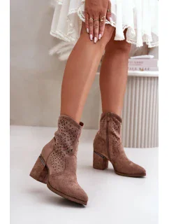 Boty na podpatku  model 199323 Step in style