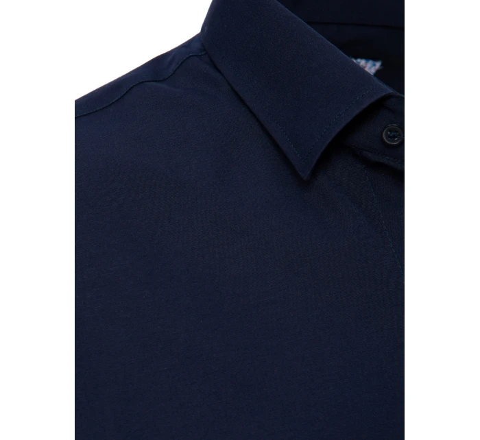 Pánská elegantní tmavě modrá košile FashionStreet DX2477