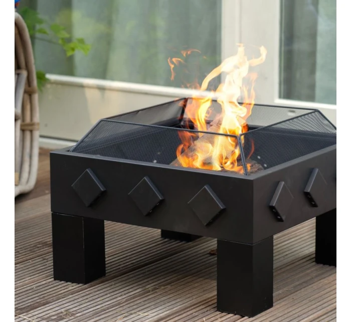 Zahradní ohniště Ohnivá mísa Kvadrat FB.022
