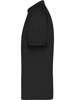 Daiber JN 1308 Pánské piqué polo se zipem 02.1308 black/black Daiber JN 1308 Pánské piqué polo se zipem 02.1308 black/black