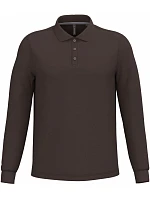 K 243 Pánské piqué polo s dlouhým rukávem model 22506953 chocolate - Kariban K 243 Pánské piqué polo s dlouhým rukávem model 22506953 chocolate - Kariban