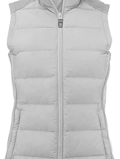 Cutter & Buck Oak Harbor Vest Women Dámská hybridní vesta 68.1477 silver