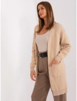 Sweter AT SW model 18990696 beżowy - FPrice Sweter AT SW model 18990696 beżowy - FPrice