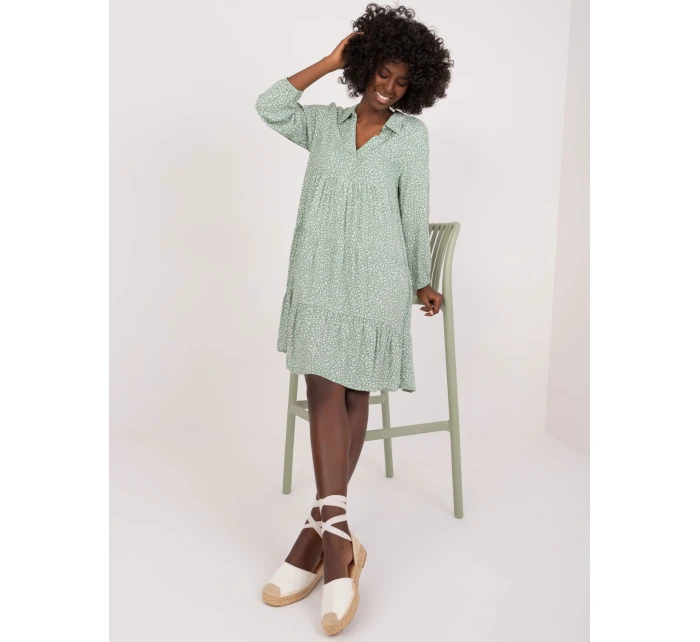 Šaty D73771Z30425A khaki