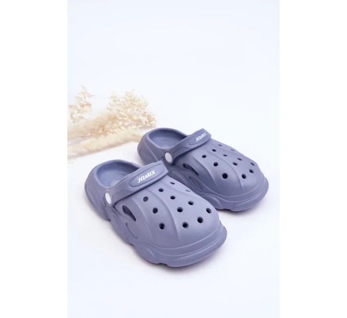 Dětské pěnové pantofle Crocs Modre Cloudy Dětské pěnové pantofle Crocs Modre Cloudy