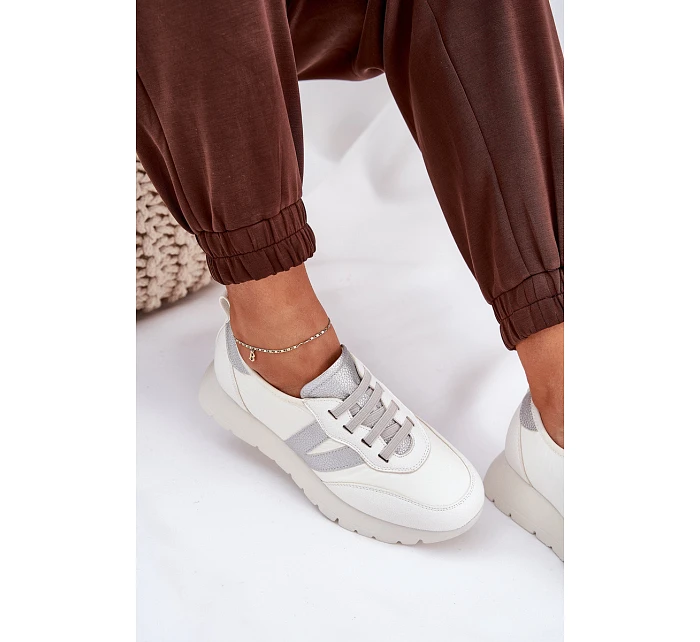 Dámské sportovní boty 58510 bílé - Vinceza