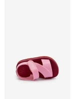 Dětské sandálky na suchý zip vonící ZAXY LL385001 růžové