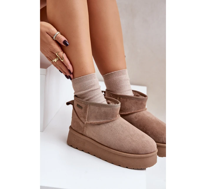 sněhule na platformě Big Star béžové model 21677565 - Big Star Shoes sněhule na platformě Big Star béžové model 21677565 - Big Star Shoes