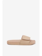 Dámské Pantofle Béžové model 21697593 - 4F