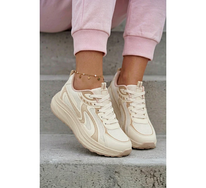 Dámské sportovní tenisky Big Star model 22073688 HIPOLY SYSTEM Béžové - Big Star Shoes