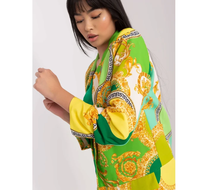 Marynarka DHJ MA jasny zielony model 20087921 - FPrice Marynarka DHJ MA jasny zielony model 20087921 - FPrice