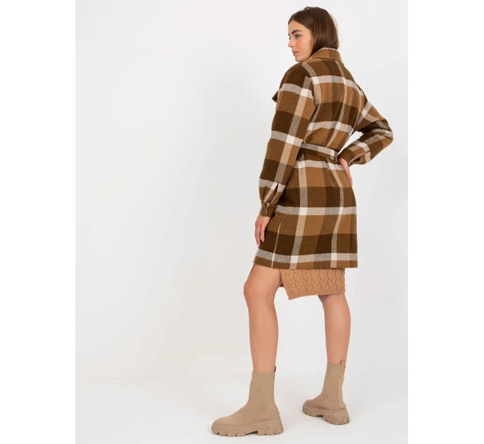 Dámský kabát LK PL  tmavě lila model 17761044 - FPrice