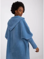 Dámský kabát MBM PL model 20823040 tmavě modrý - FPrice Dámský kabát MBM PL model 20823040 tmavě modrý - FPrice