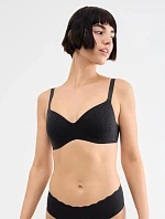 Dámská podprsenka ZERO Feel Bliss THE UP TshirtBra Black černá - SLOGGI